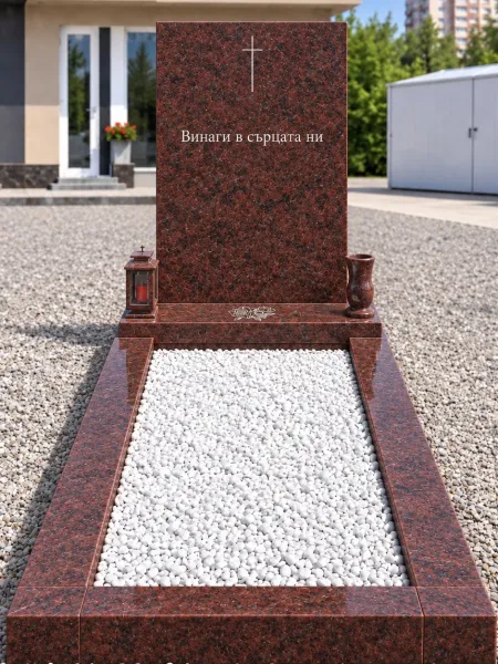 Комплект 19 Червен Гранитен